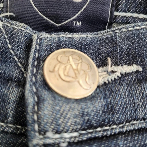 Rock & Republic Men's Straight Jeans Size 40 Blue Denim Cotton 5-Pockets Low - Picture 4 of 11